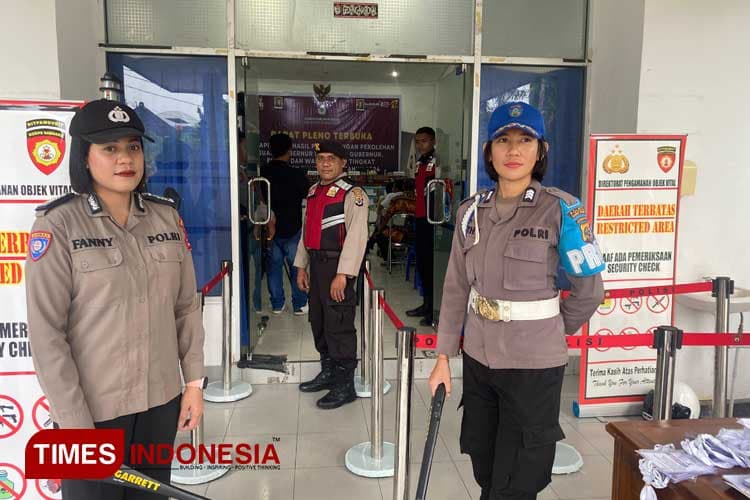 Pilkada 2024, Polres Sumba Timur Amankan Rapat Pleno Terbuka